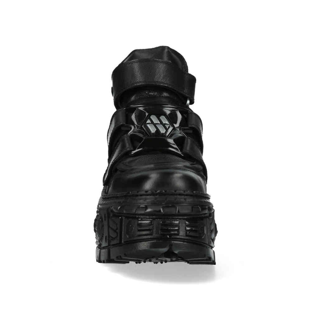 New Rock - M-WALL285-S2 Plateau Laarzen - Zwart